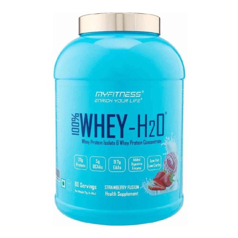 1 - MYFITNESS By Paradise 100% WHEY-H2O,  4.4 lb  Strawberry Fusion 