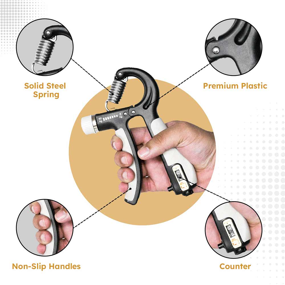 5 - SLOVIC Hand Grip,  Black White 