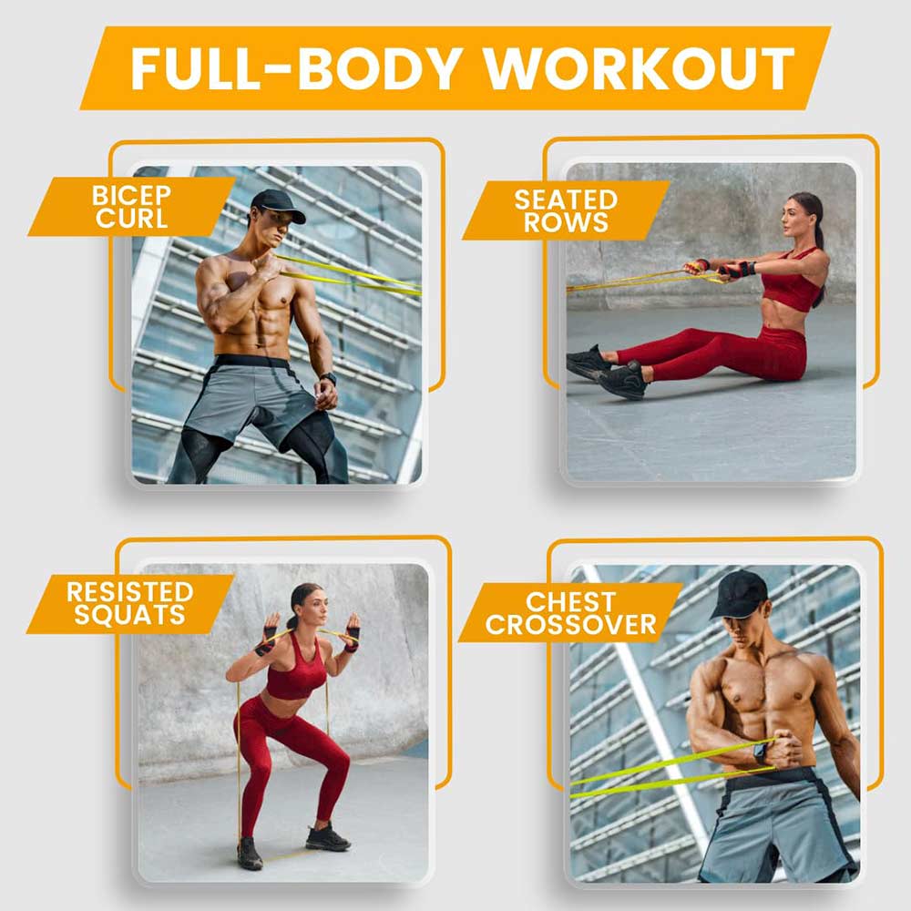 Fitness Resistance Band with Door Anchor at Best Price in India