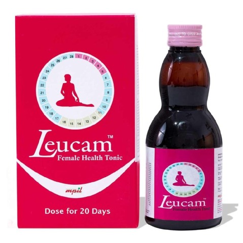 1 - MPIL Leucam Syrup,  400 ml  Unflavoured (with 80 Tablets) 