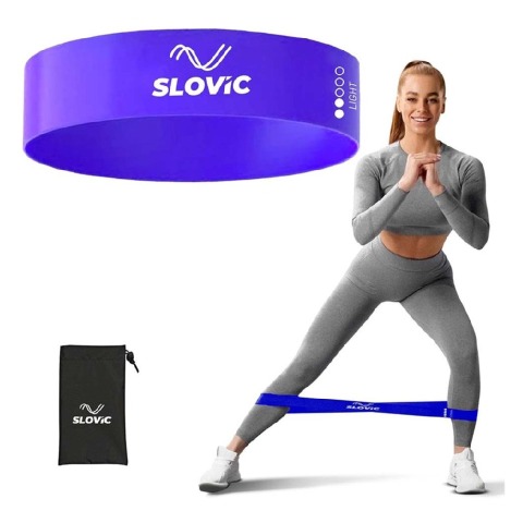 1 - SLOVIC Mini Loop Resistance Bands,  Blue  Light 