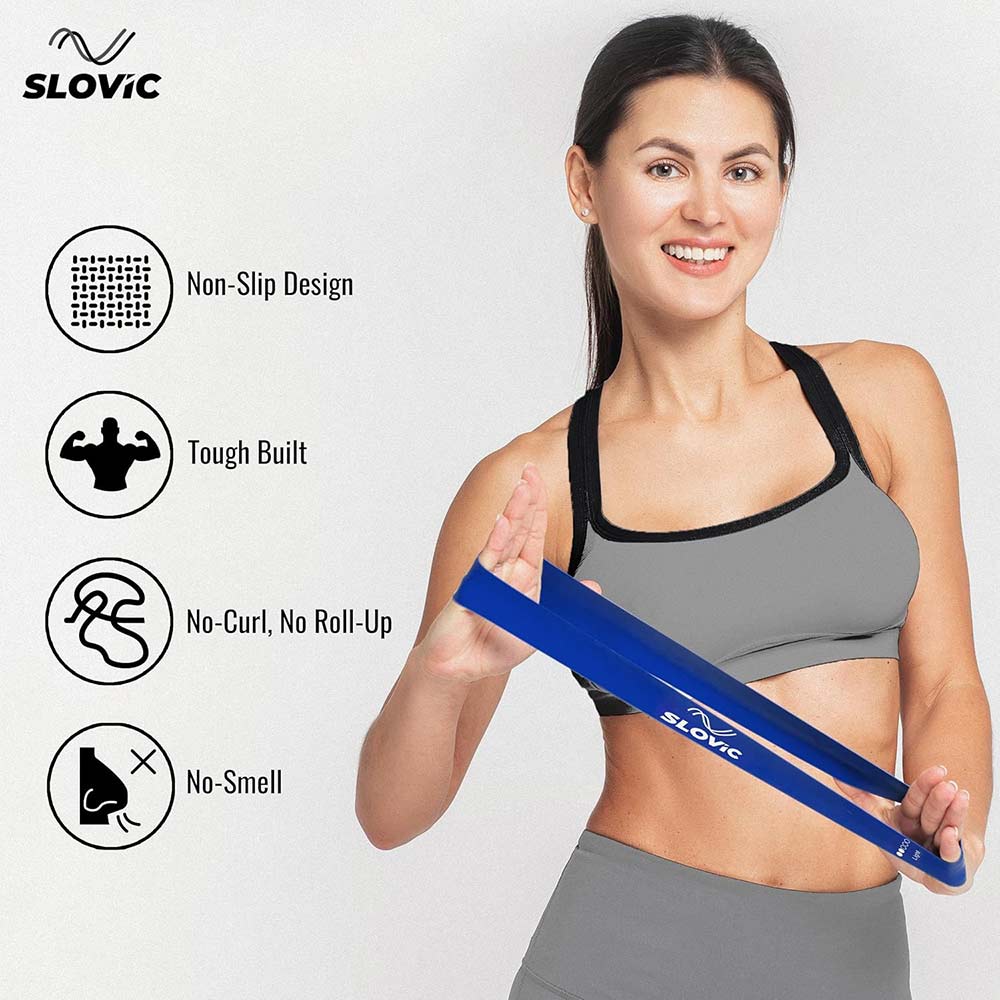 3 - SLOVIC Mini Loop Resistance Bands,  Red  Heavy 