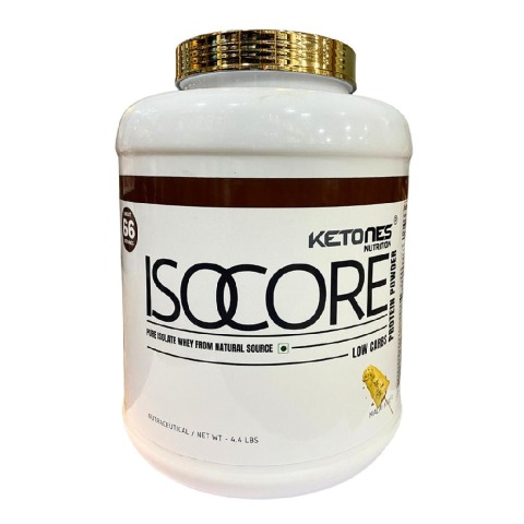 1 - Ketones Isocore Low Carb Whey Protein Isolate, 4.4 lb Malai Kulfi