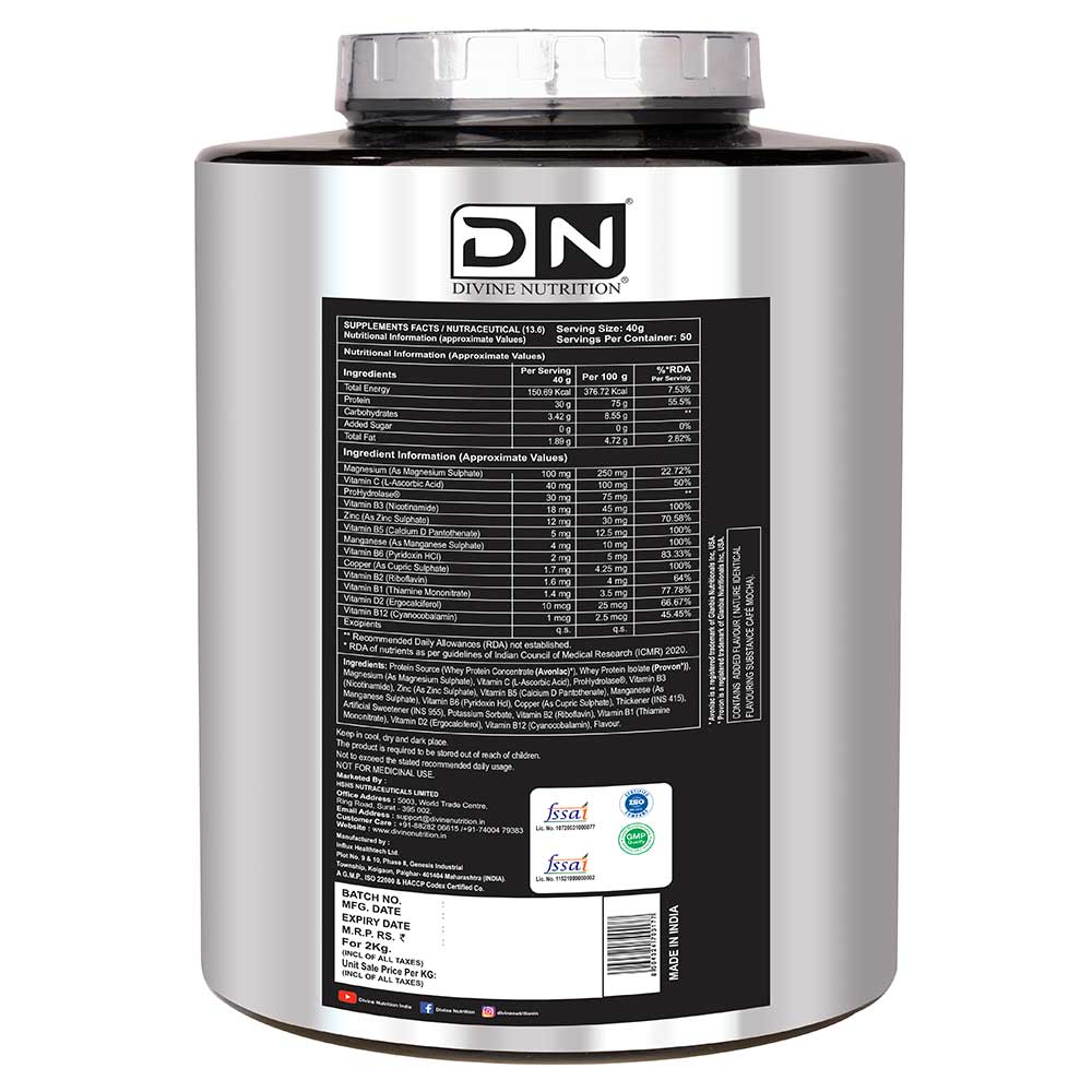 2 - Divine Nutrition Life Whey,  4.4 lb  Cafe Mocha 