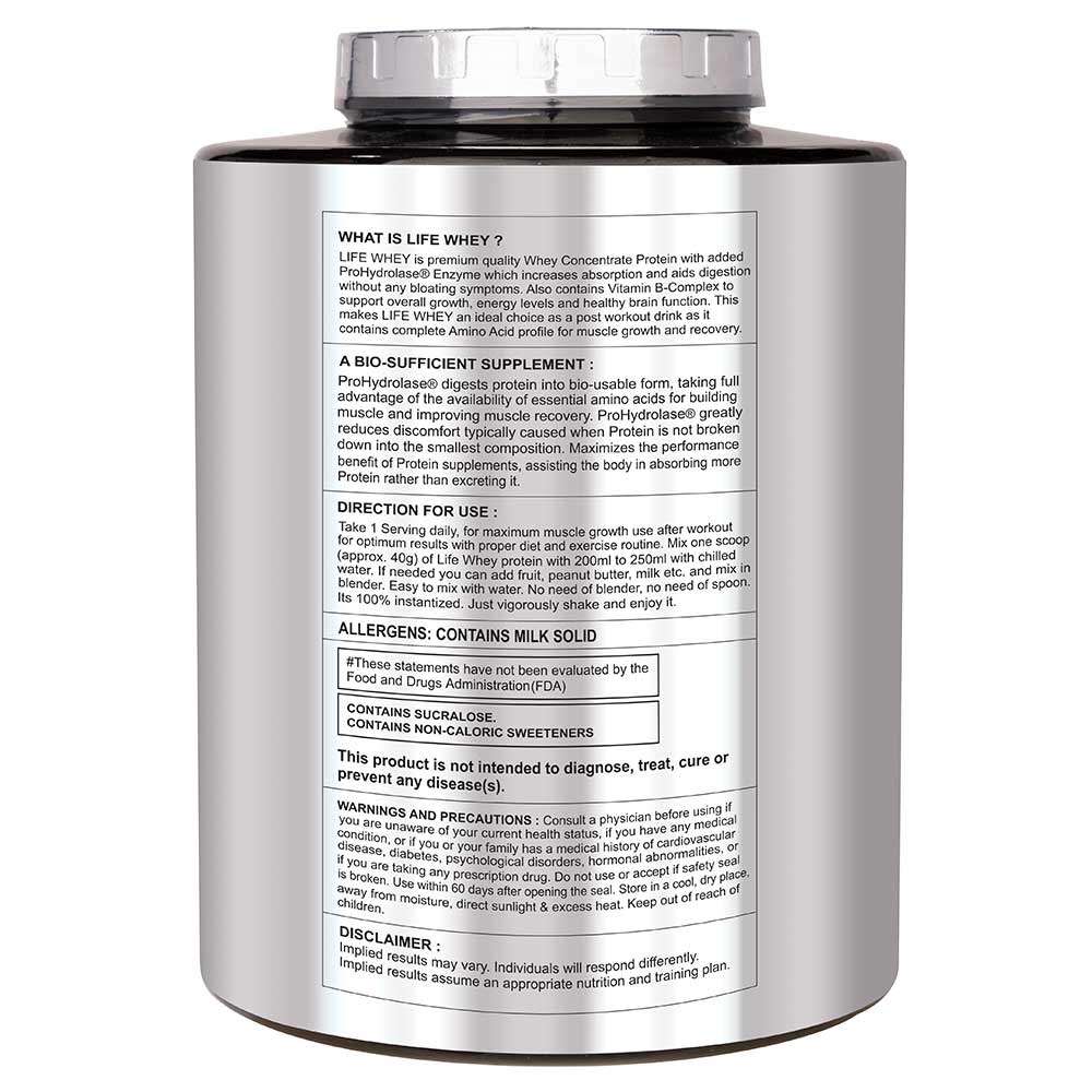 3 - Divine Nutrition Life Whey,  4.4 lb  Cafe Mocha 