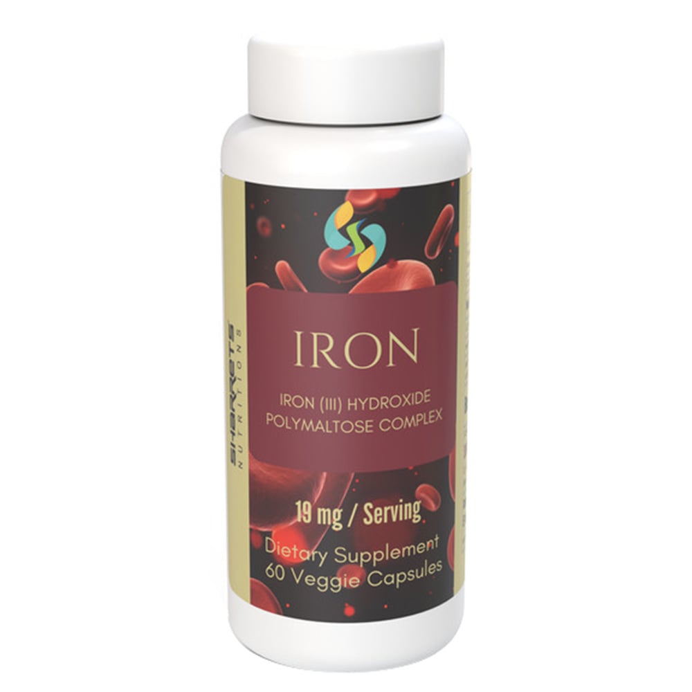 1 - Sharrets Iron (III) Hydroxide Polymaltose Complex,  60 veggie capsule(s) 