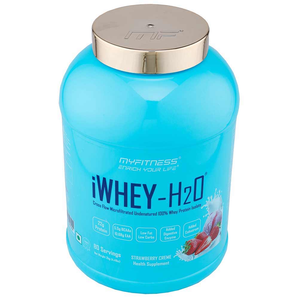 1 - MYFITNESS By Paradise iWHEY- H2O Powder,  4.4 lb  Strawberry Creme 