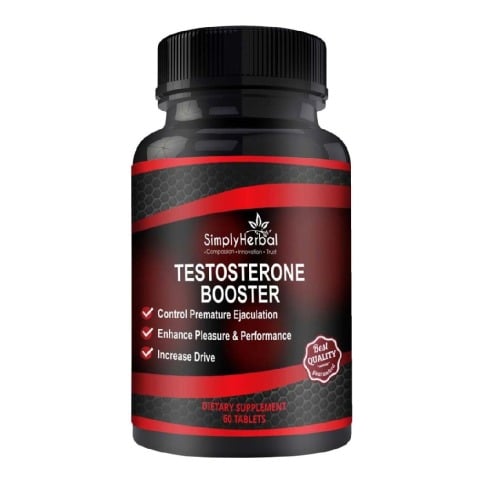 Simply Herbal Testosterone Booster,  60 tablet(s)  Unflavoured 