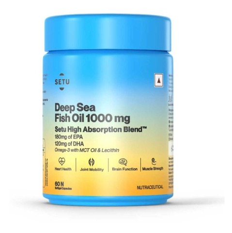 2 - Setu Deep Sea Fish Oil 1000mg, 60 softgels