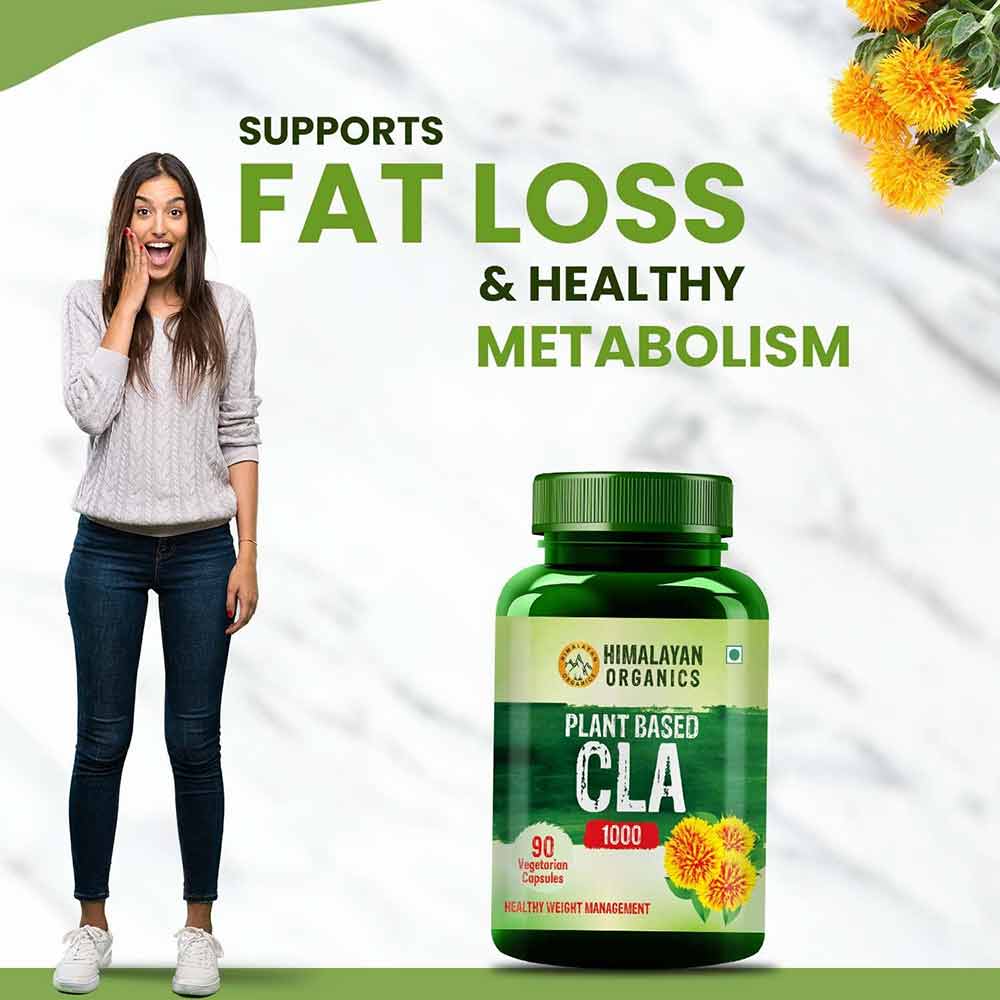 6 - Himalayan Organics Plant Based CLA 1000,  90 veggie capsule(s)  Unflavoured 