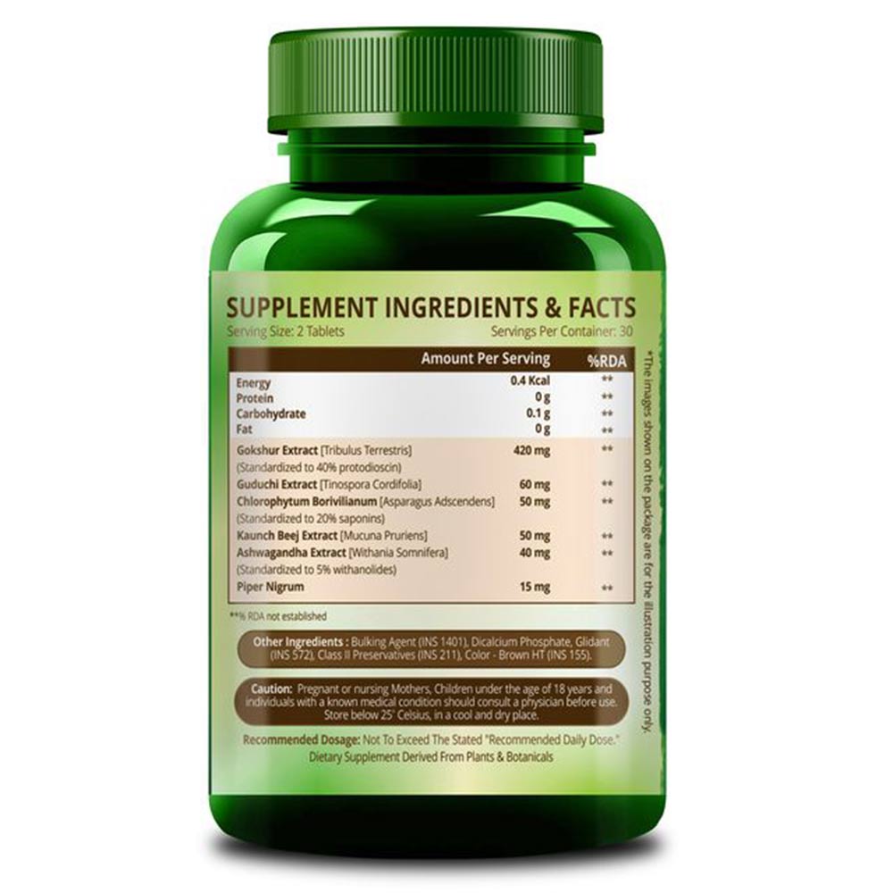 3 - Himalayan Organics Male Vigor,  60 tablet(s) 