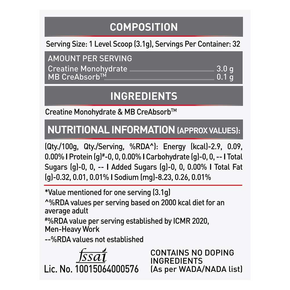 Fuel One Whey Max, 2.2 lb Chocolate & MuscleBlaze Creatine Monohydrate CreAMP 100g Combo