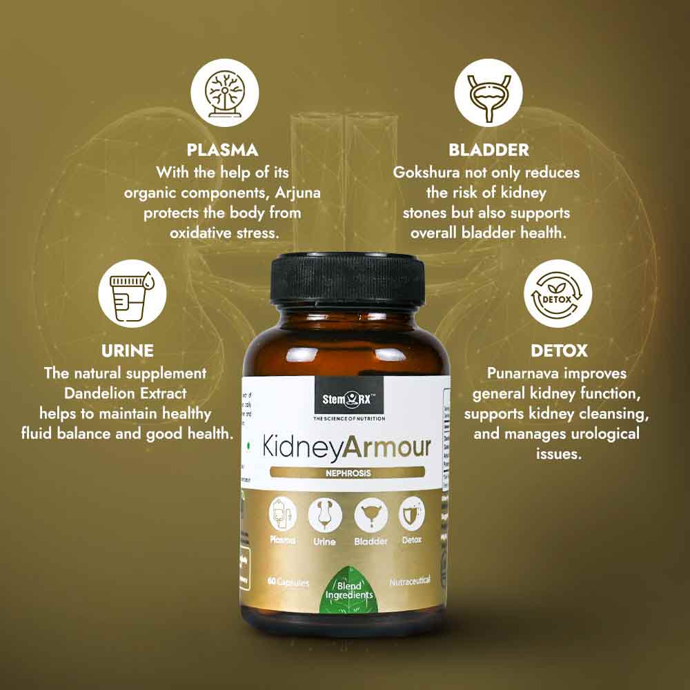 5 - StemRX Kidney Armour,  60 capsules 