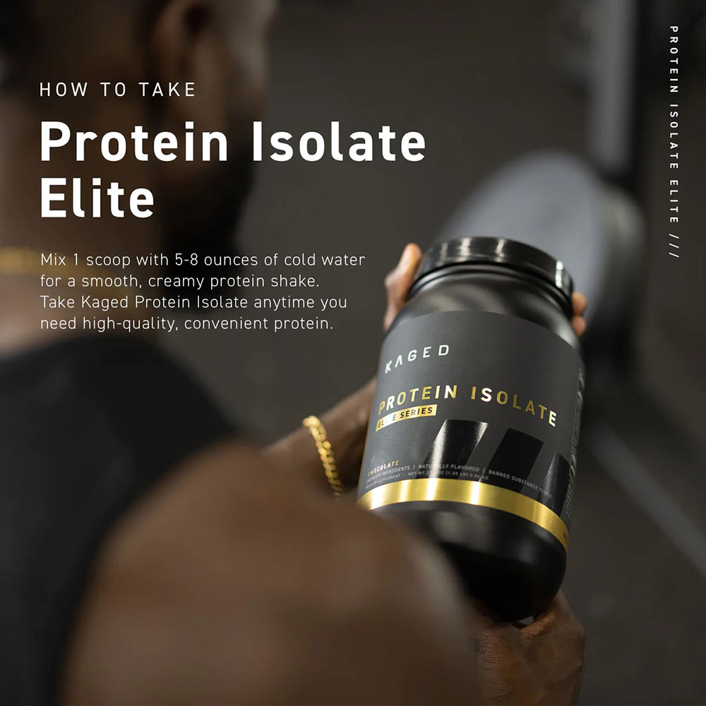 2 - Kaged Muscle Elite Series Protein Isolate,  1.86 lb  Vanilla 