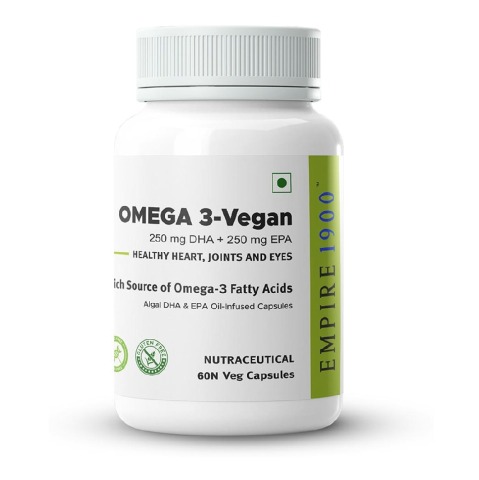 1 - EMPIRE 1900 Omega 3-Vegan,  60 veggie capsule(s) 