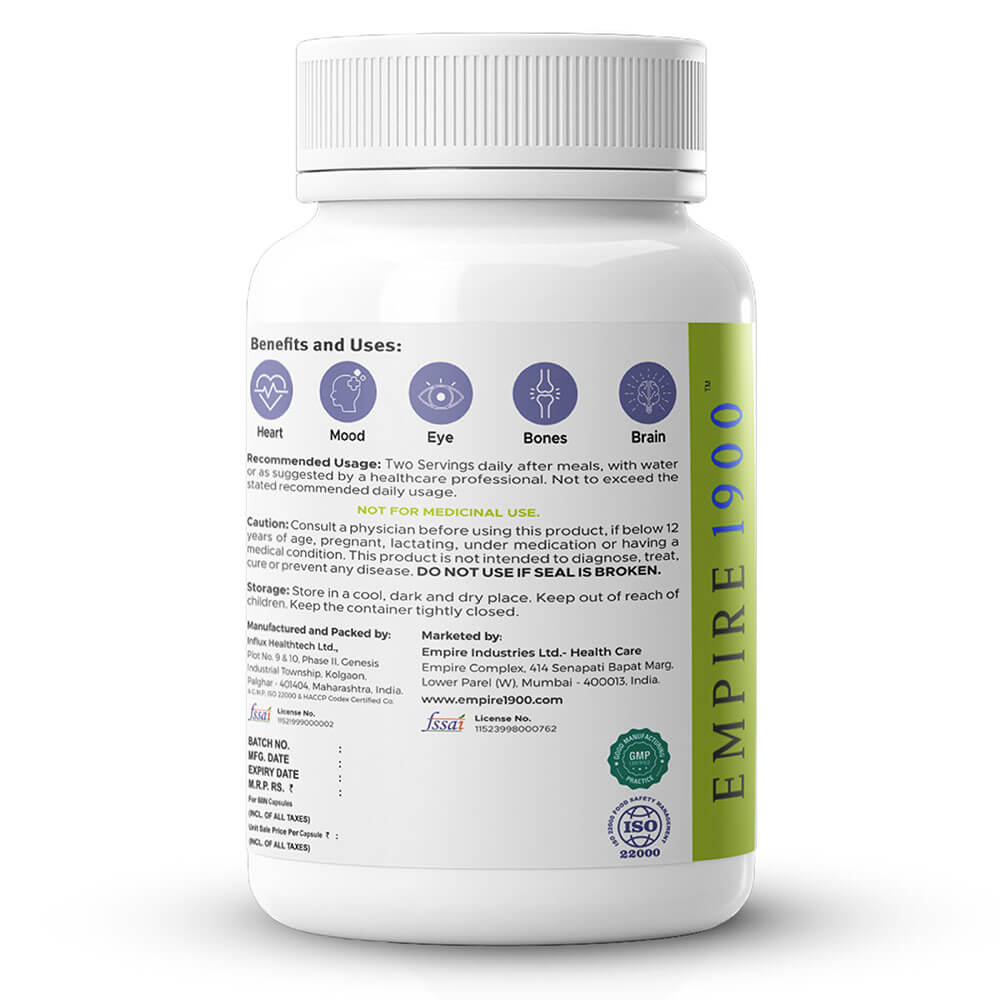 3 - EMPIRE 1900 Omega 3-Vegan,  60 veggie capsule(s) 