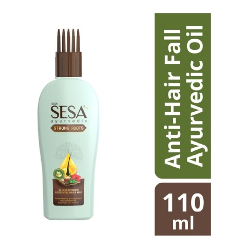 1 - Sesa Ayurvedic Strong Roots Hair Oil,  110 ml  Builds Healthy & Strong Roots 