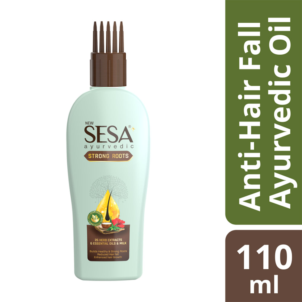 1 - Sesa Ayurvedic Strong Roots Hair Oil,  110 ml  Builds Healthy & Strong Roots 