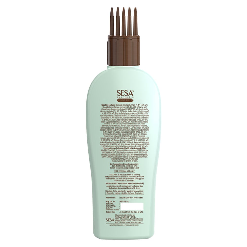 5 - Sesa Ayurvedic Strong Roots Hair Oil,  110 ml  Builds Healthy & Strong Roots 
