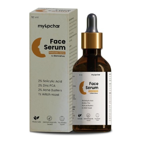 1 - myUpchar Ayurveda Face Serum, 50 ml Reduces Acne & Blemishes