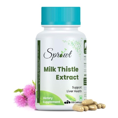 1 - Sprowt Milk Thistle Extract,  120 capsules 