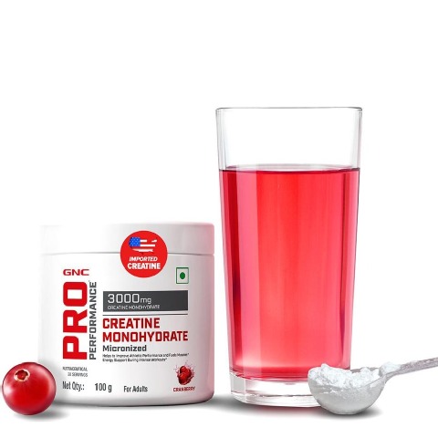 GNC Pro Performance Creatine Monohydrate,  Cranberry  0.22 lb 