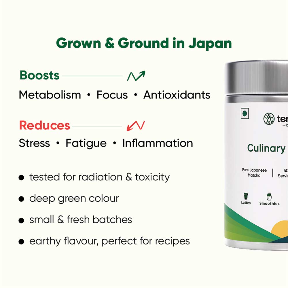 5 - Tencha Culinary Matcha Green Tea Powder,  50 g  Japanese Matcha 