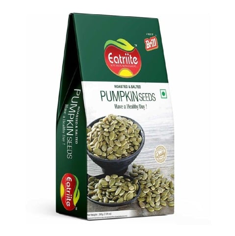 1 - Eatriite Roasted & Salted Pumpkin Seeds,  Unflavoured  200 g 