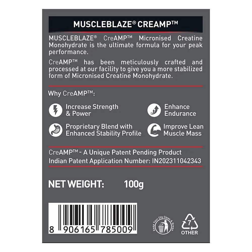5 - MuscleBlaze Creatine Monohydrate OP,  Citrus Blast  0.22 lb 
