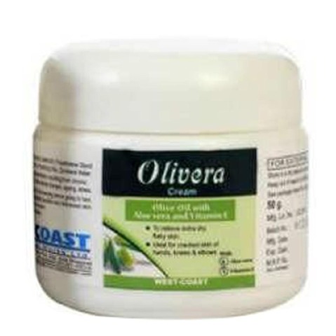 West Coast Olivera Cream,  50 g  Olive Oil with Aloevera & Vitamin E 
