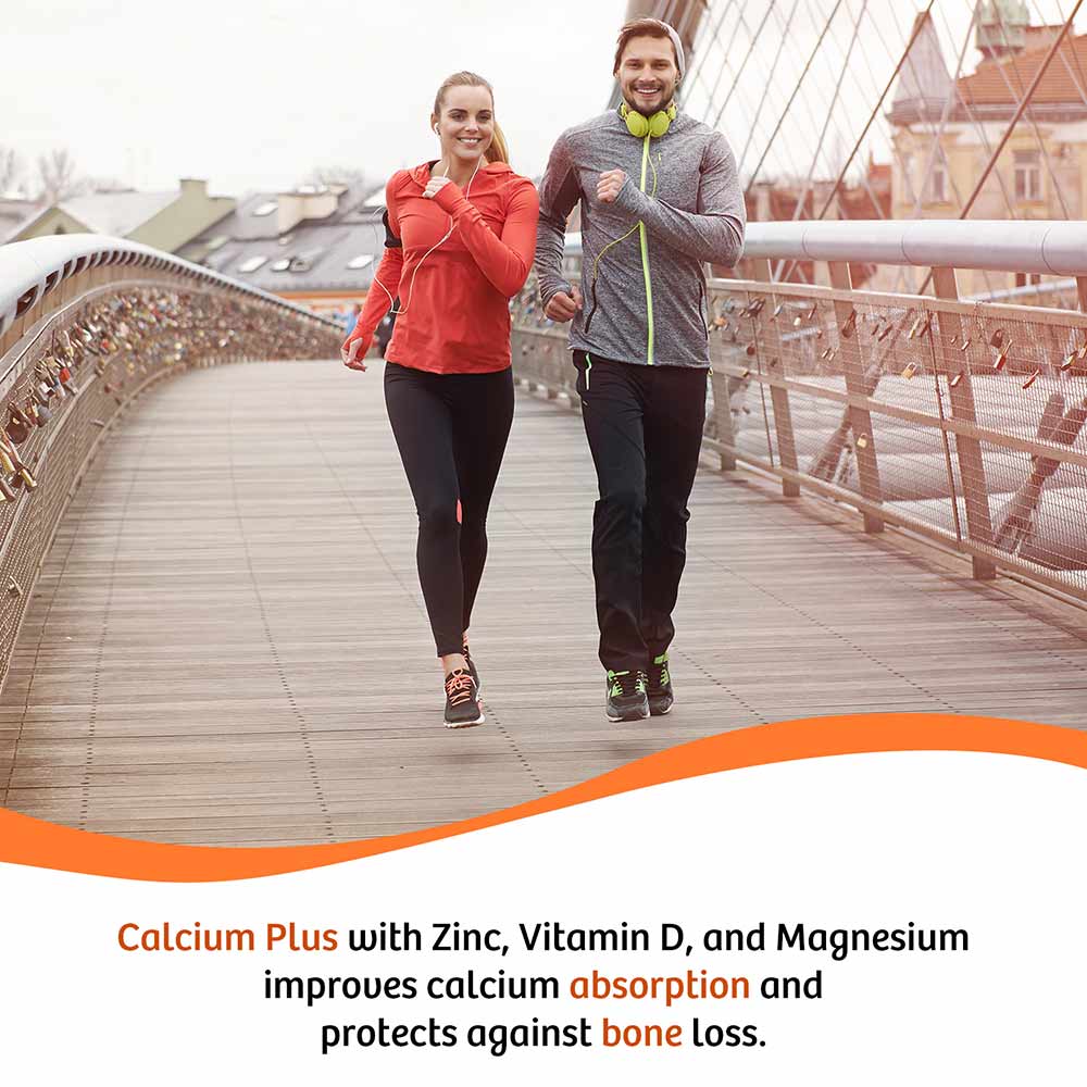 10 - Naturyz Calcium Plus 120 Tablets & Women's Sport & Fitness Multivitamin 60 Tablets Combo,  2 Piece(s)/Pack  Unflavoured 