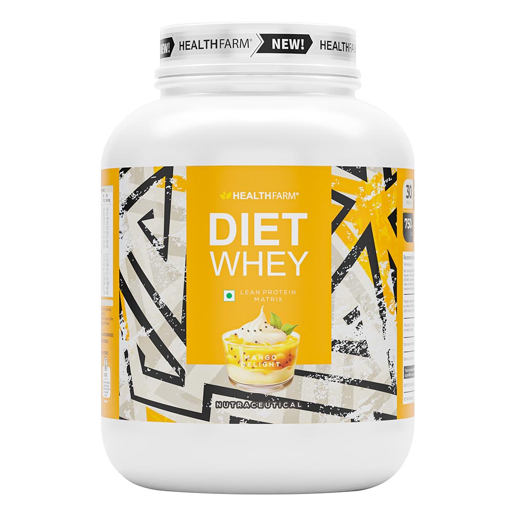 1 - Healthfarm Diet Whey,  4.4 lb  Mango Delight 