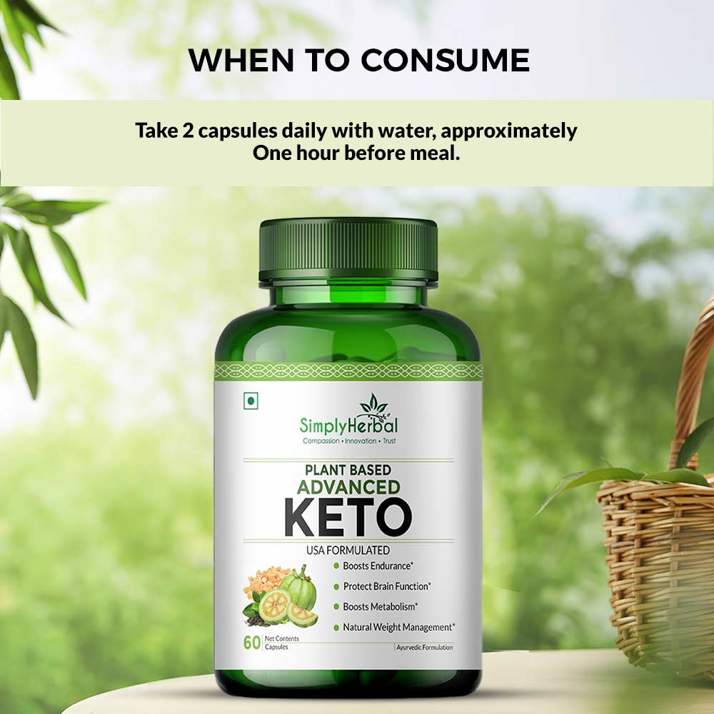 3 - Simply Herbal Advance KETO 1000mg (Pack of 2),  60 capsules 