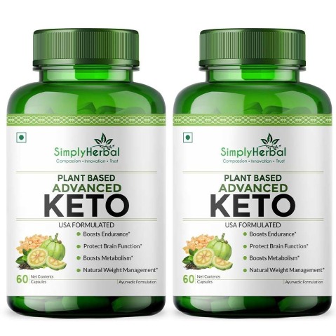 1 - Simply Herbal KETO 800mg (Pack of 2), 60 capsules