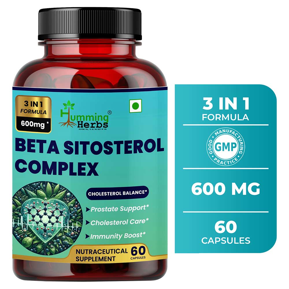 Humming Herbs Beta Sitosterol Complex,  60 capsules -image-1