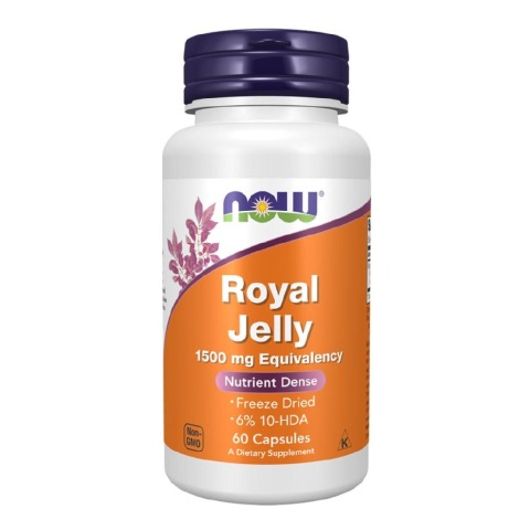 1 - Now Royal Jelly 1500mg,  60 capsules 