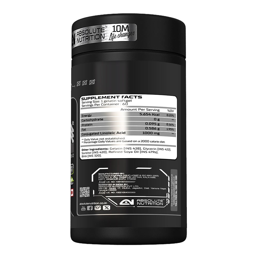 2 - Absolute Nutrition CLA,  60 softgels 