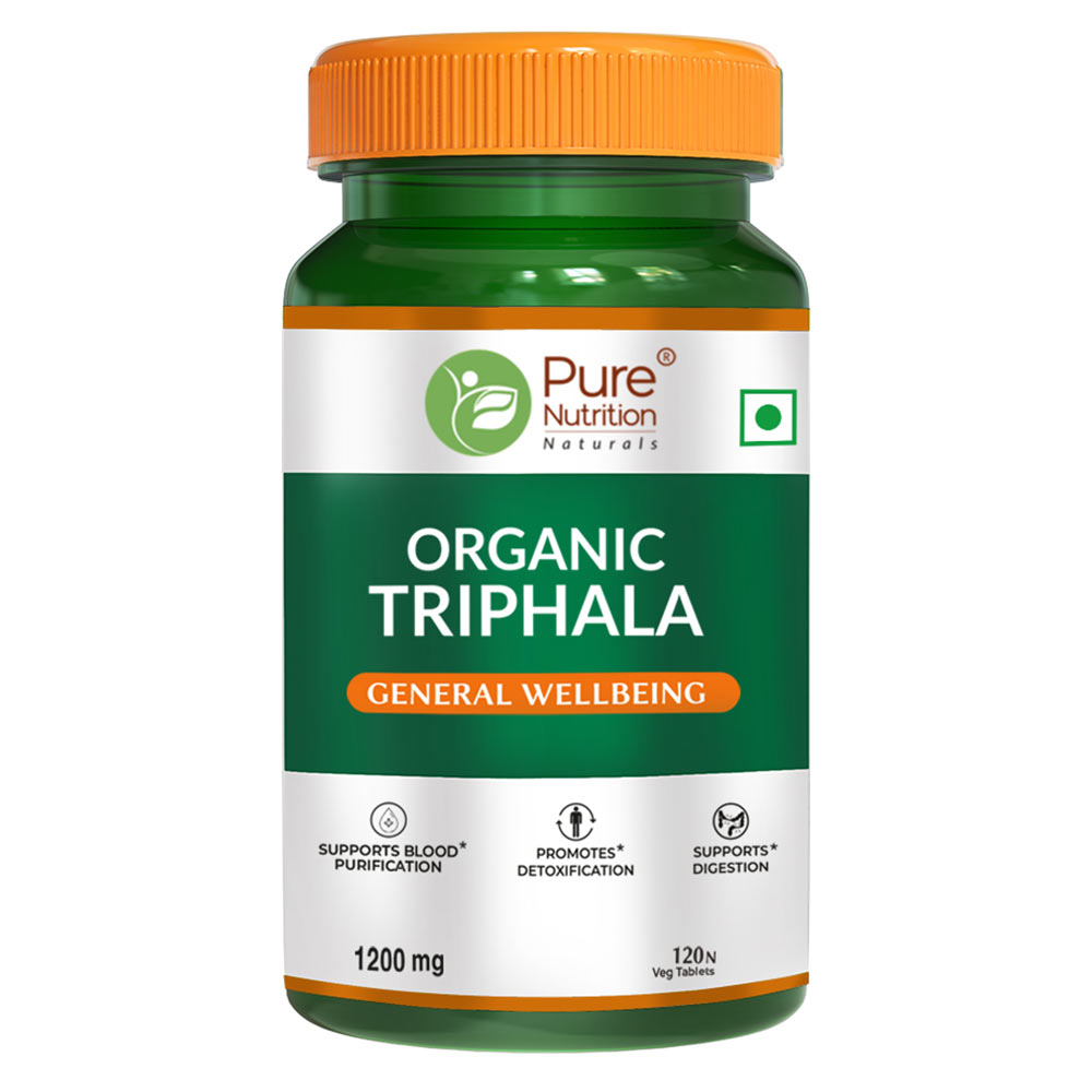 1 - Pure Nutrition Organic Triphala,  120 tablet(s) 