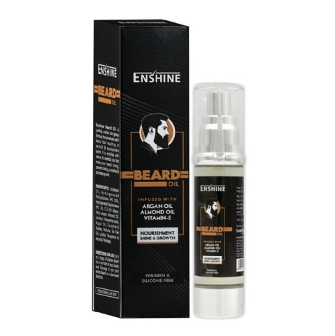 1 - Enshine Beard Oil, 50 ml Nourishment Shine & Growth