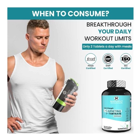 daily amount of l-carnitine Amazon.com: Best Naturals L-Carnitine 1000mg 60 Tablets (60 Count (Pack of  2)) : Health & Household