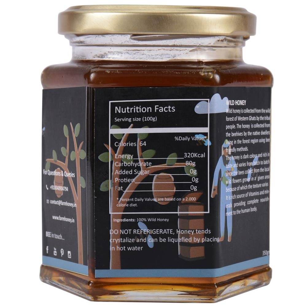 supplement - Farm Honey Wild Honey,  250 g  Unflavoured 