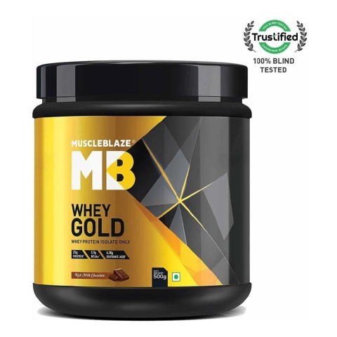 MuscleBlaze Whey Gold Protein,  1.1 lb  Rich Milk Chocolate 