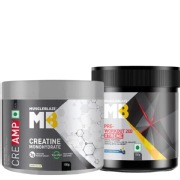 MuscleBlaze PRE Workout 200 Xtreme & Creatine Monohydrate 0.22 lb Combo