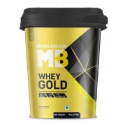 MuscleBlaze Whey Gold with Digezyme, 4 kg (8.8 lb), Rich Milk Chocolate