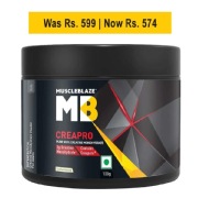 MuscleBlaze CreaPRO Creatine with Creapure Powder from Germany, 100 g (0.22 lb)