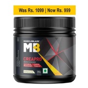 MuscleBlaze CreaPRO Creatine with Creapure Powder from Germany, 250 g (0.55 lb)