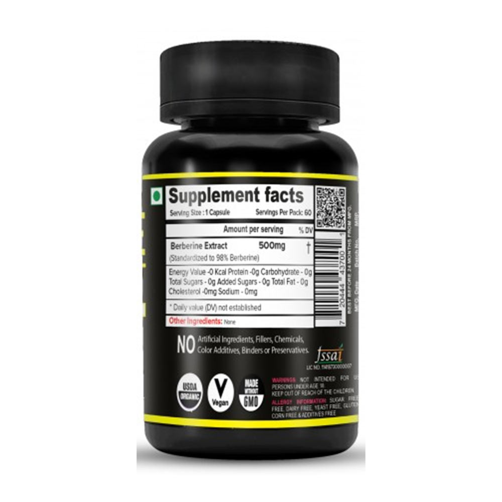 3 - NutriJa Berberine Extract,  60 capsules 