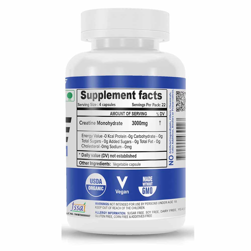 3 - NutriJa Micronized Creatine,  Unflavoured  90 capsules 