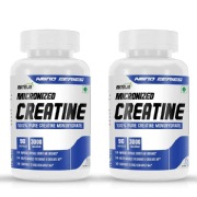 NutriJa Micronized Creatine- Unflavoured (Pack of 2) 90 capsules
