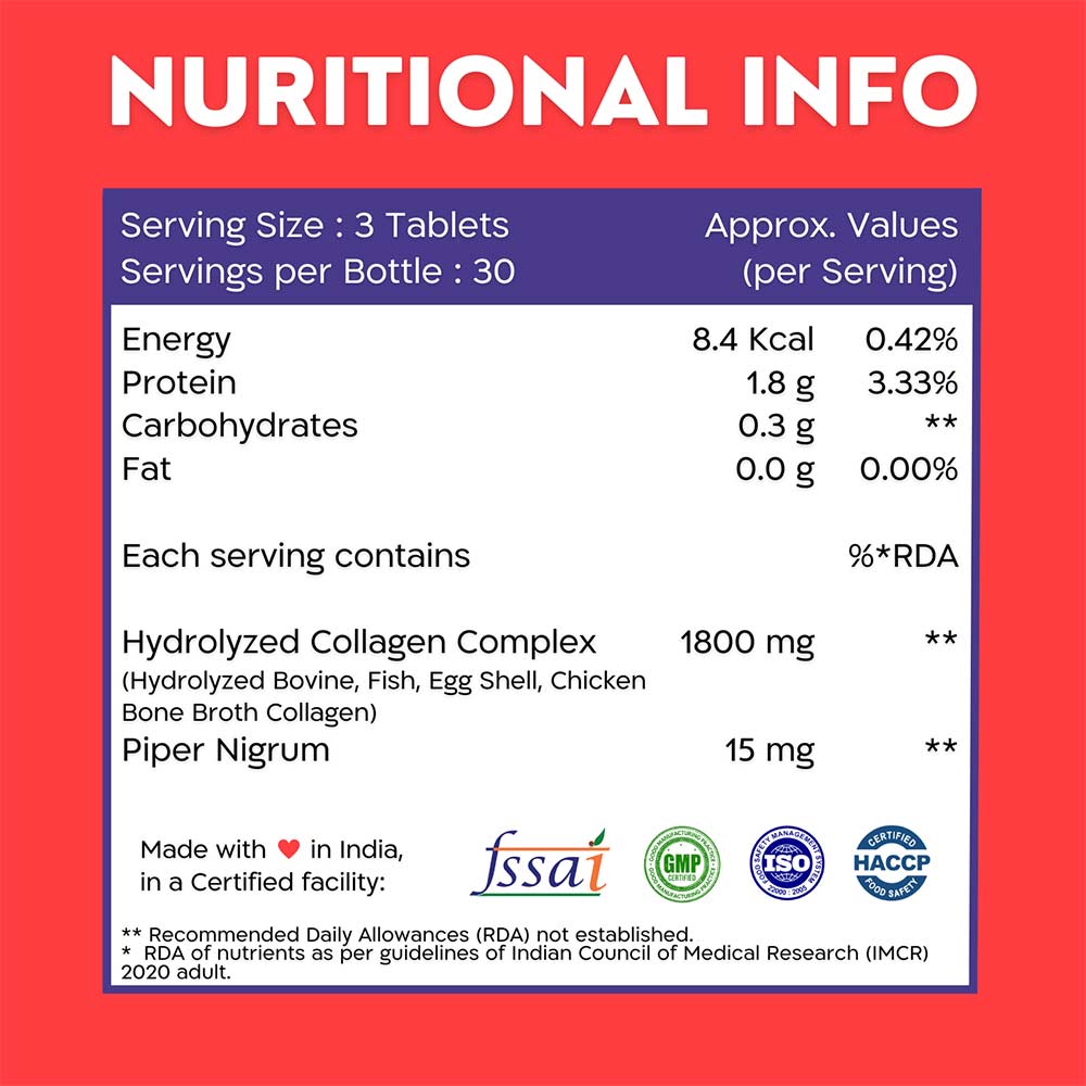 3 - Nutrabud Multi Collagen Complex,  90 tablet(s)  Unflavoured (with All 5 Types of Collagen TYPE I, II, III, V & X) 